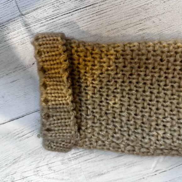 Vintage Handmade small beige crochet Afghan cardigan granny cottagecore coquette - Picture 14 of 15